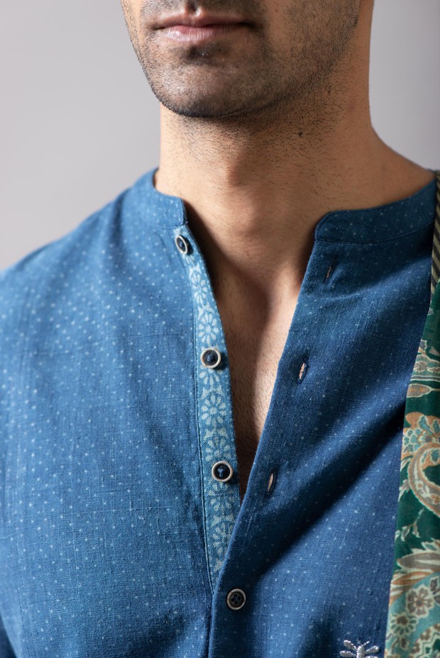 Marrakech Ludiya Yoke Cotton Shirt
