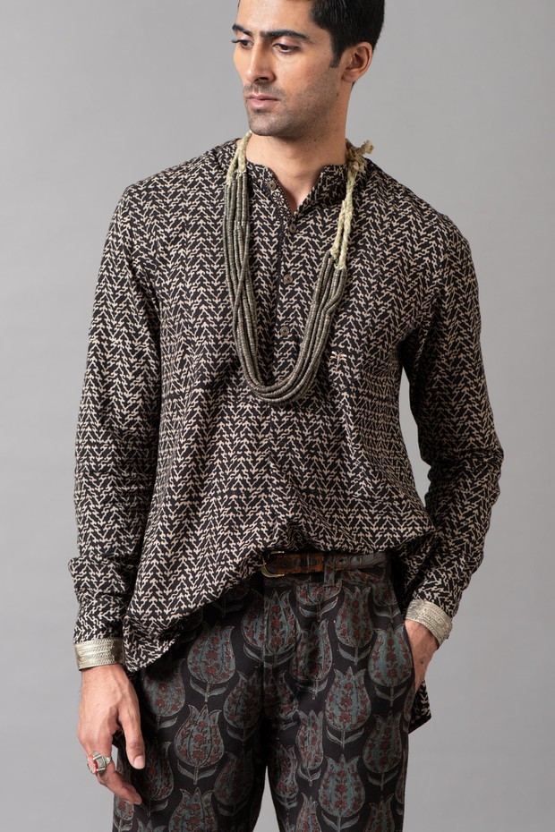 Marrakech Reza Yoke Cotton Shirt