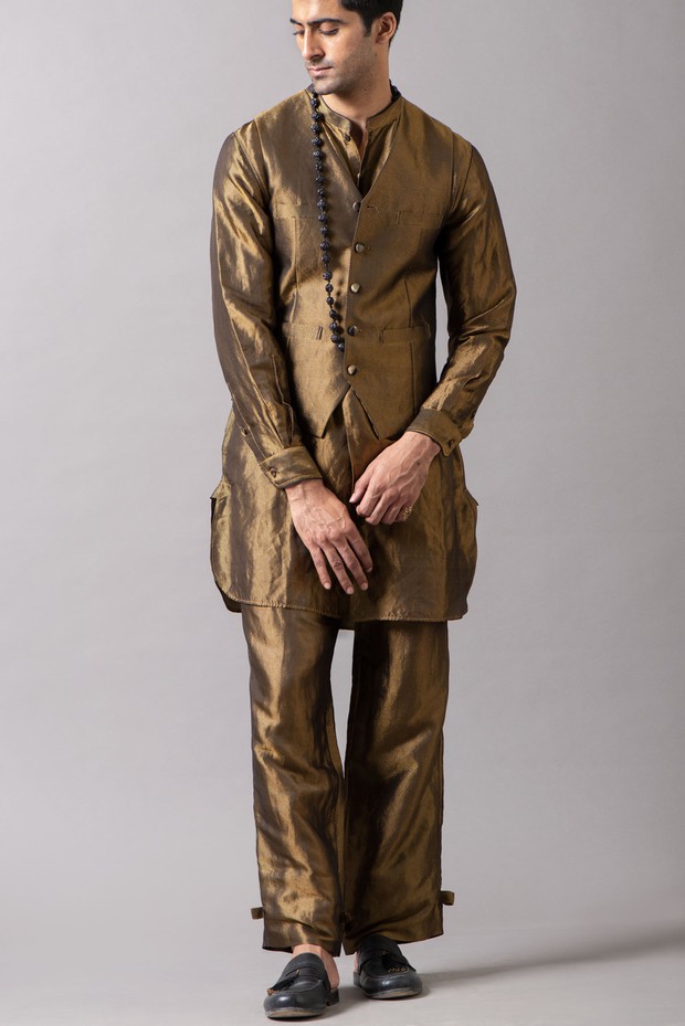 Marrakech Wide Leg Brocade Pant