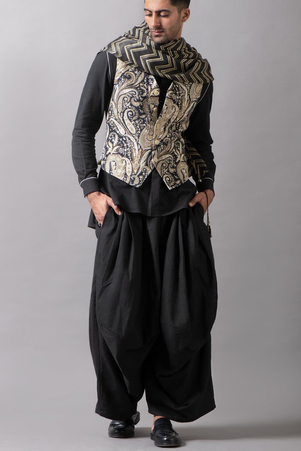 Marrakech Morvi Cotton Pant (Black)