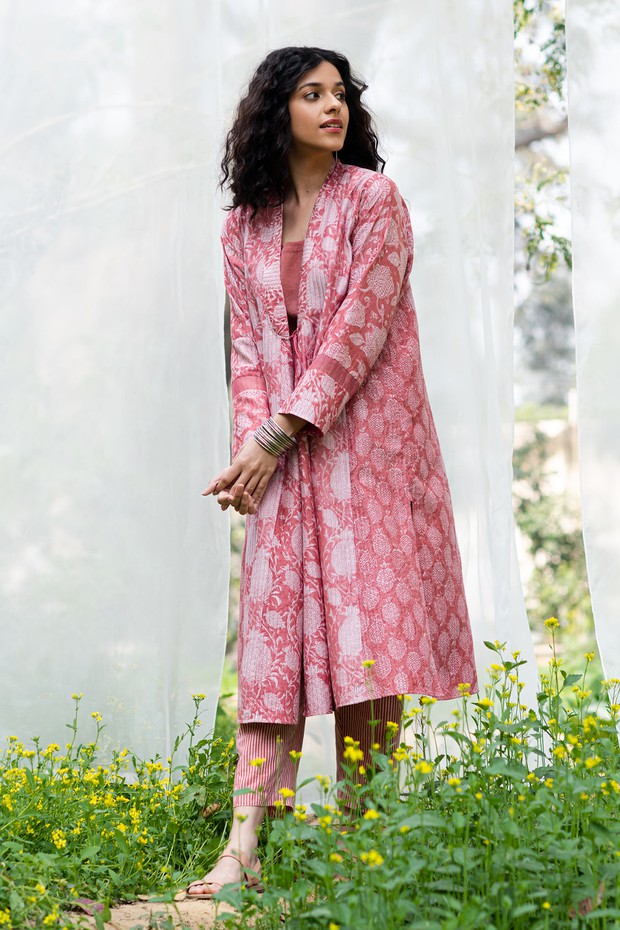 Masakali Rozana Bedouin Long Silk Modal Overlay