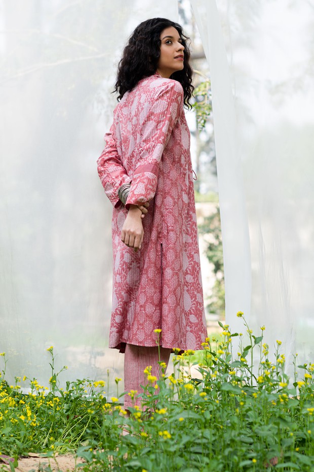 Masakali Rozana Bedouin Long Silk Modal Overlay