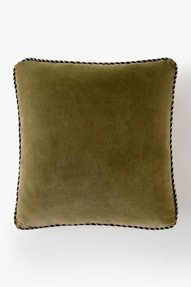 Tamara Gold Embroidered Cushion