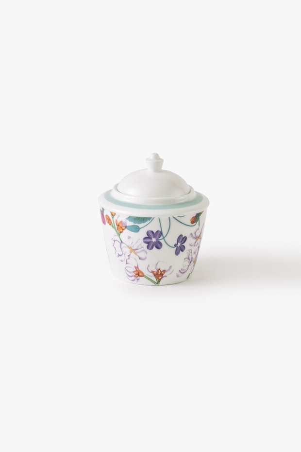 Set Of 7- Rosabagh Tea Set