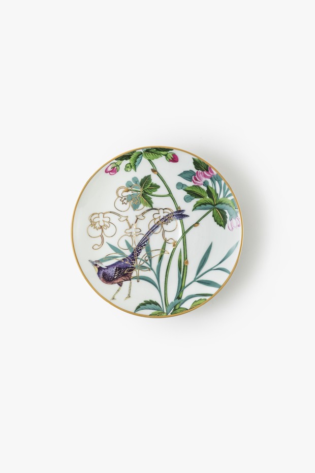 Set Of 7- Rosabagh Tea Set