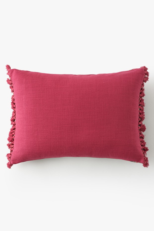 Botanica Rose Embroidered Cushion