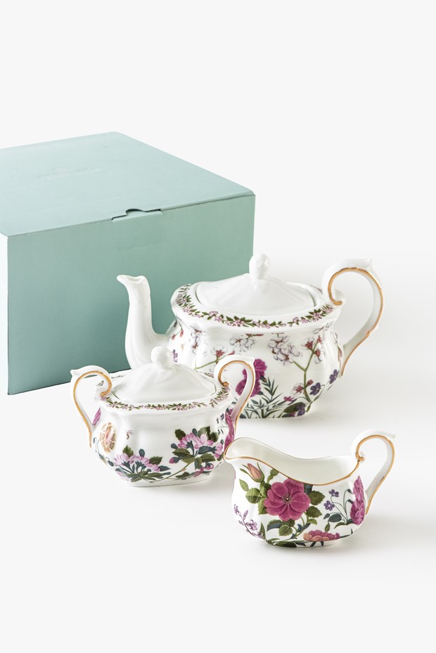 Set Of 3- Persia Garden Tea Service Set