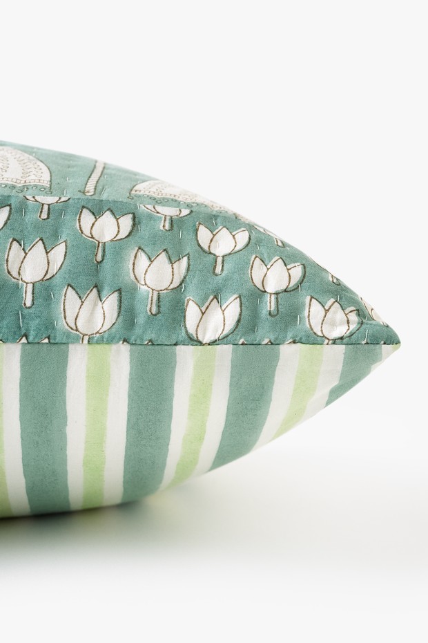 Mysore Cotton Quilted Cushion