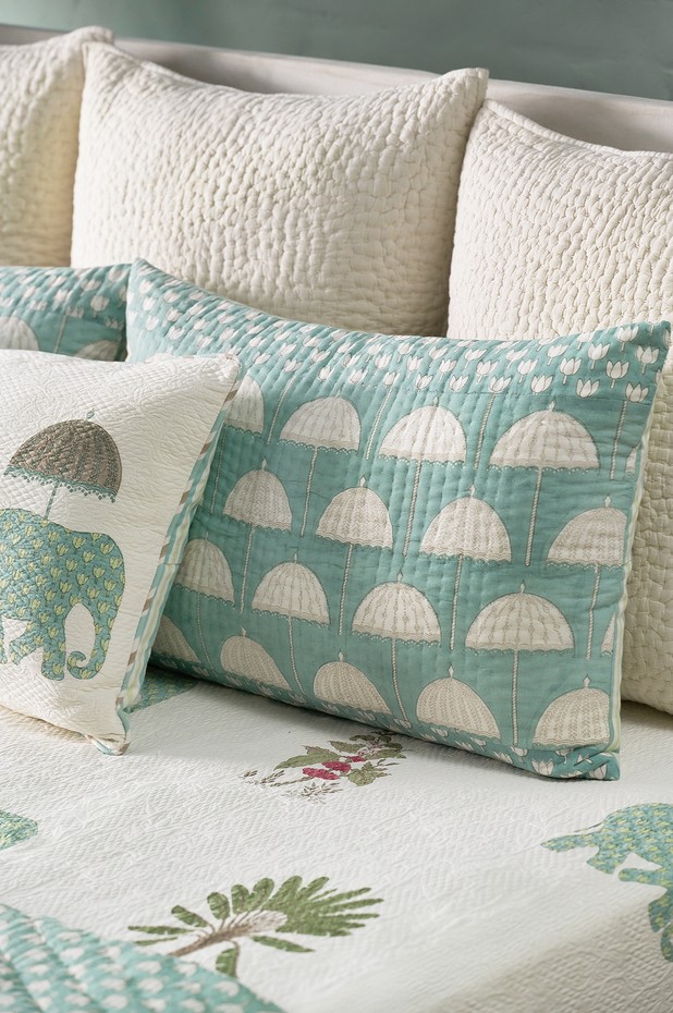 Mysore Cotton Quilted Cushion