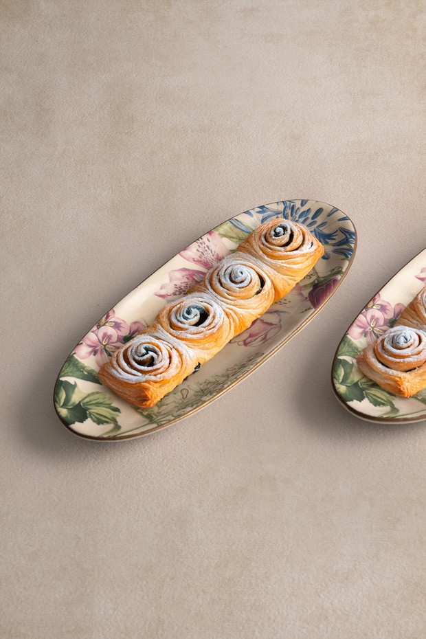 Set Of 2- Botanica Oval Platter