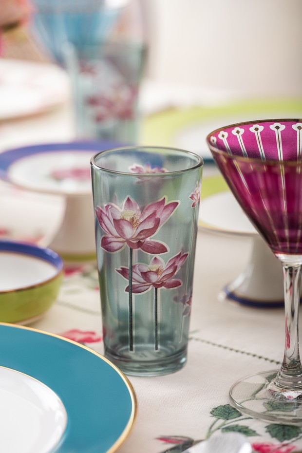 Set Of 4- Kamala Glass- Green