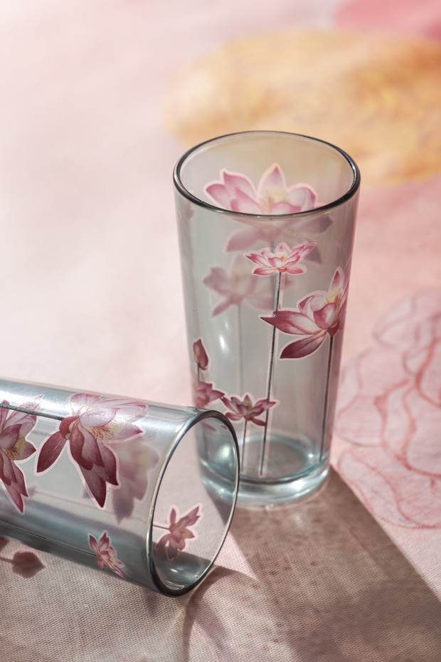 Set Of 4- Kamala Glass- Green