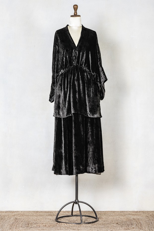Saanjh Fave Silk Kaftan