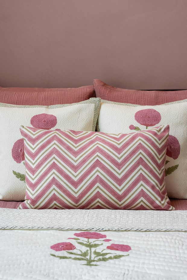 Burhanpur Chevron Cotton Cushion
