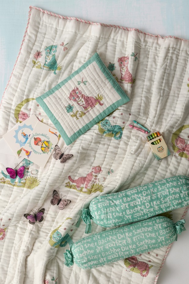 Set of 4 - Sher Bacche Muslin Infant Set