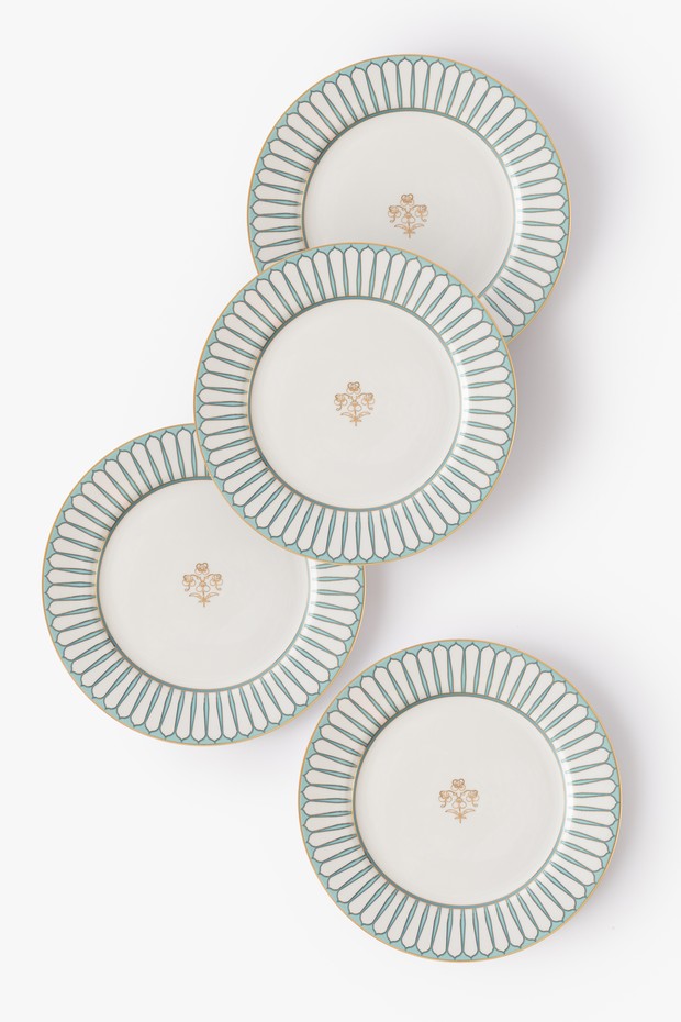 Rosabagh- 4 Dinner Plates