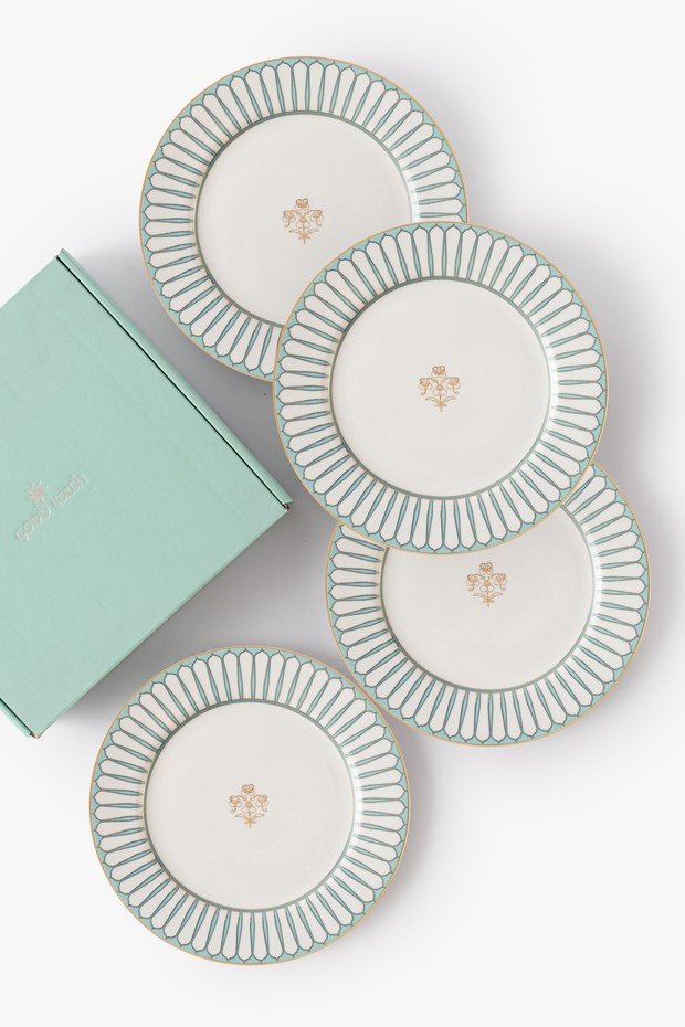 Rosabagh- 4 Dinner Plates