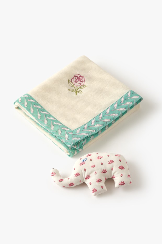 Set of 2 - Cashmere Baby Blanket