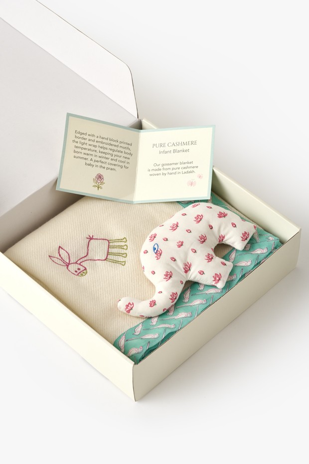 Set of 2 - Cashmere Baby Blanket